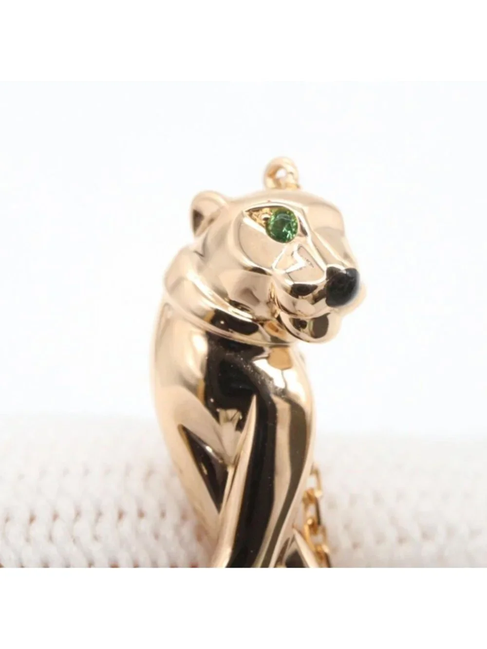 Cartier Bracelet Panthere Tsavorite Onyx 15.5 18k Pink Gold